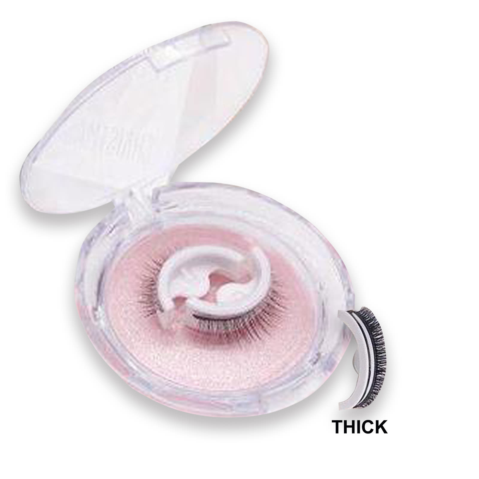 Women's Self Adhesive False Eyelashes Thick Glue Free view 9