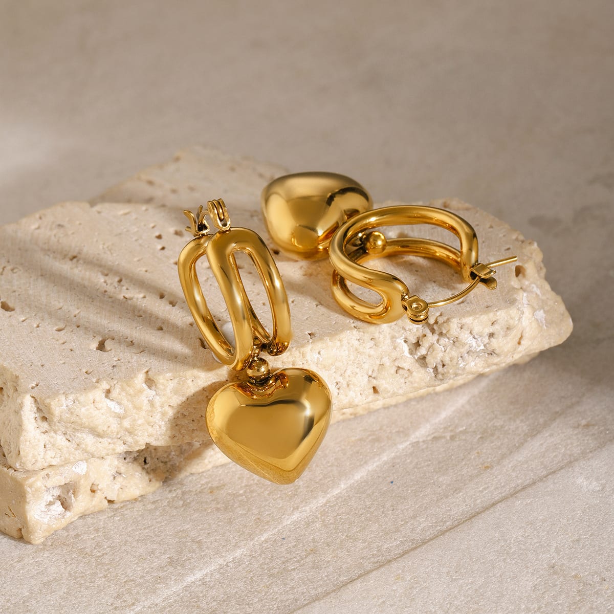 Audrey Gold Earrings view 6