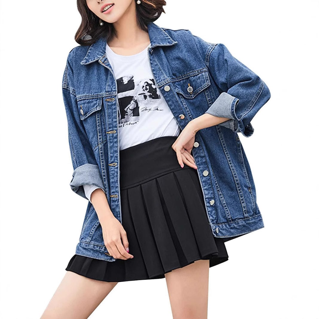 Baggy Casual Jacket Long Sleeve Plus Size Top view 4