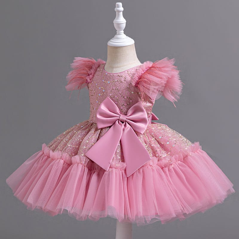 Flower Children's Clothing Children's Wedding Dress Tulle Skirt Summer view 4