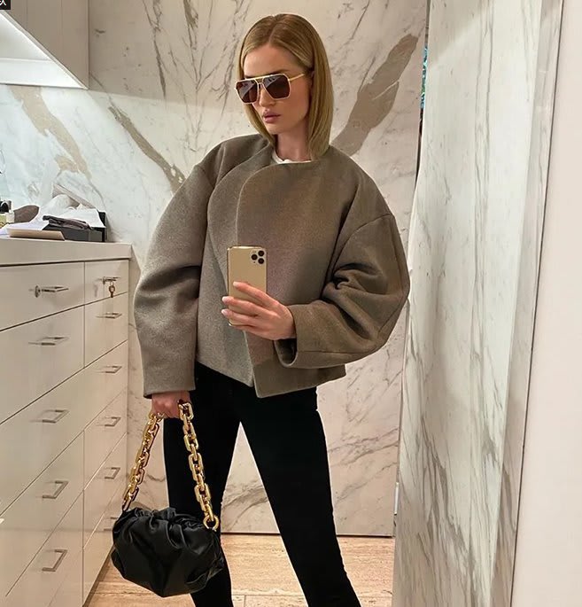 Women's Fashion Personality Solid Color Woolen Coat view 5