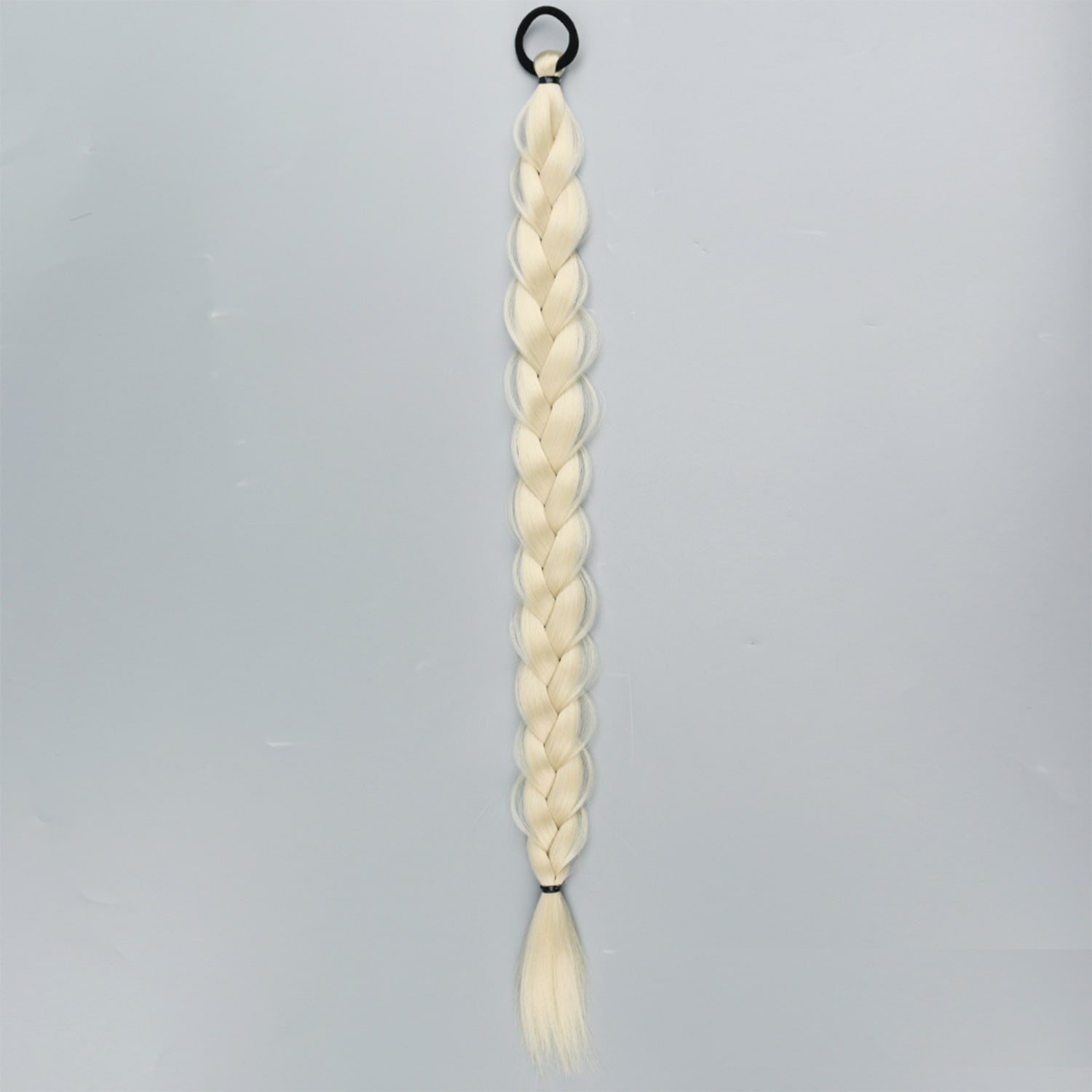 24-inch Women's Braid Hair Ring Horse Tail Strip Rubber Band Horse Tail view 10