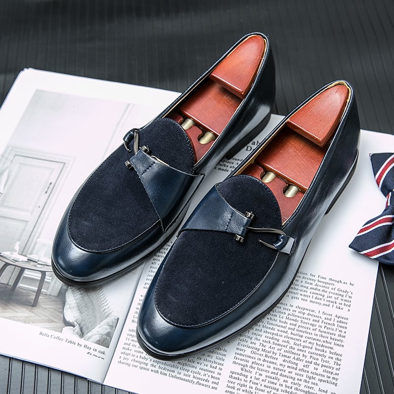 Men's Fashion British Style Casual Leather Shoes view 4