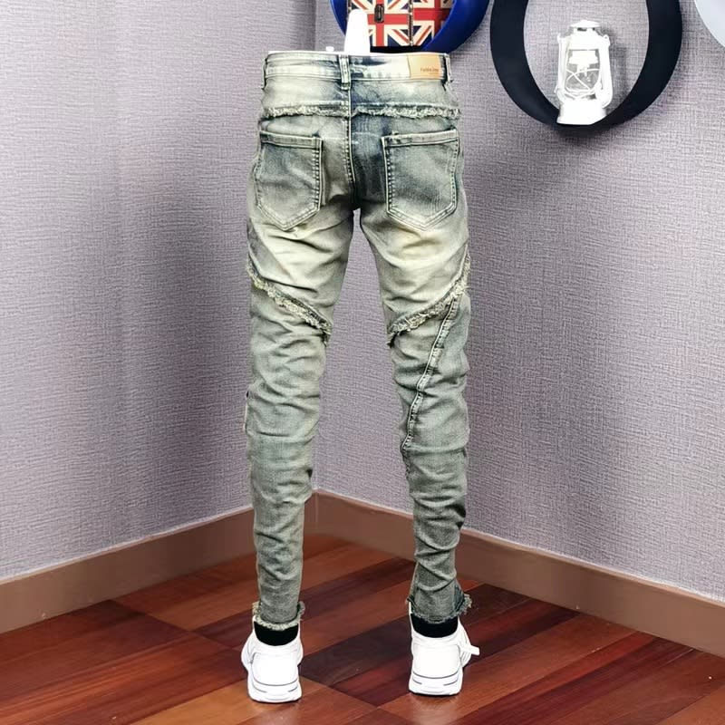 Men's Personality All-matching Fashion Casual Ripped Jeans view 5