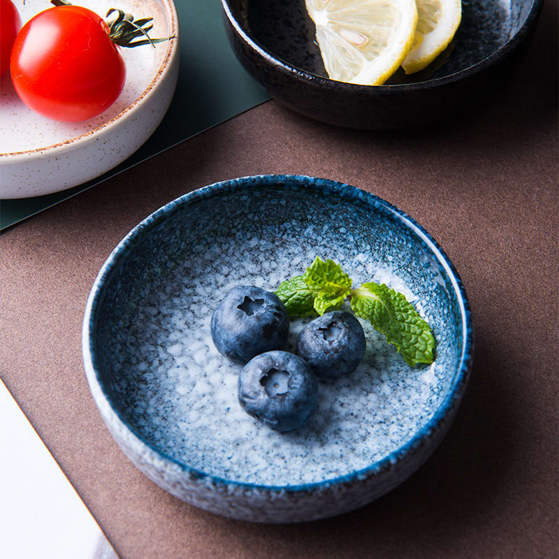 Creative Circular Japanese Seasoning Dish For Household Use view 11