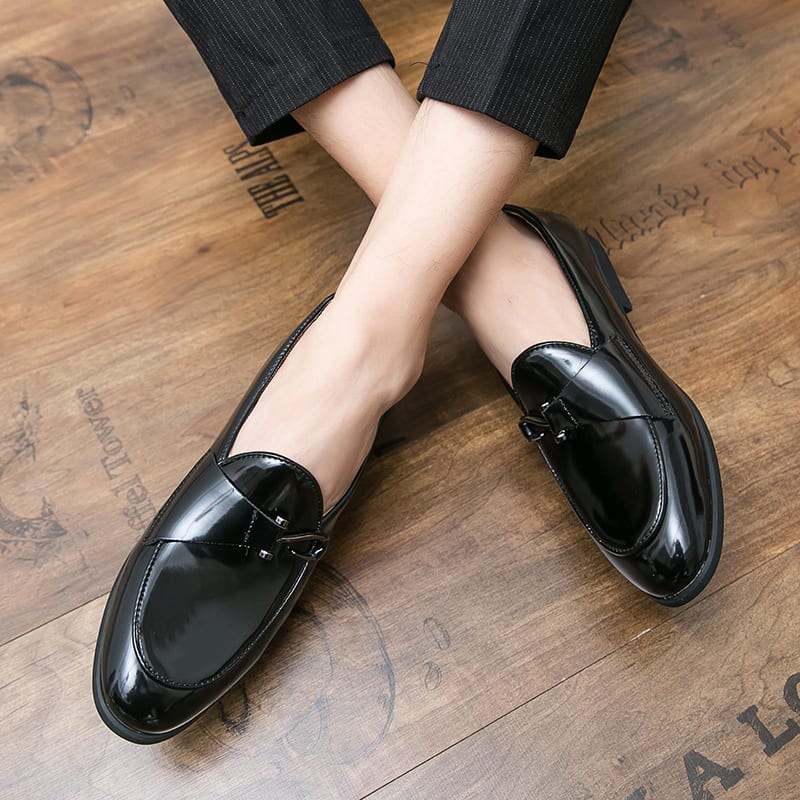 Men's Fashion British Style Casual Leather Shoes view 2