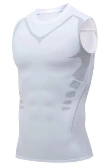 Fitness Short Sleeved Sports Tight Vest view 8