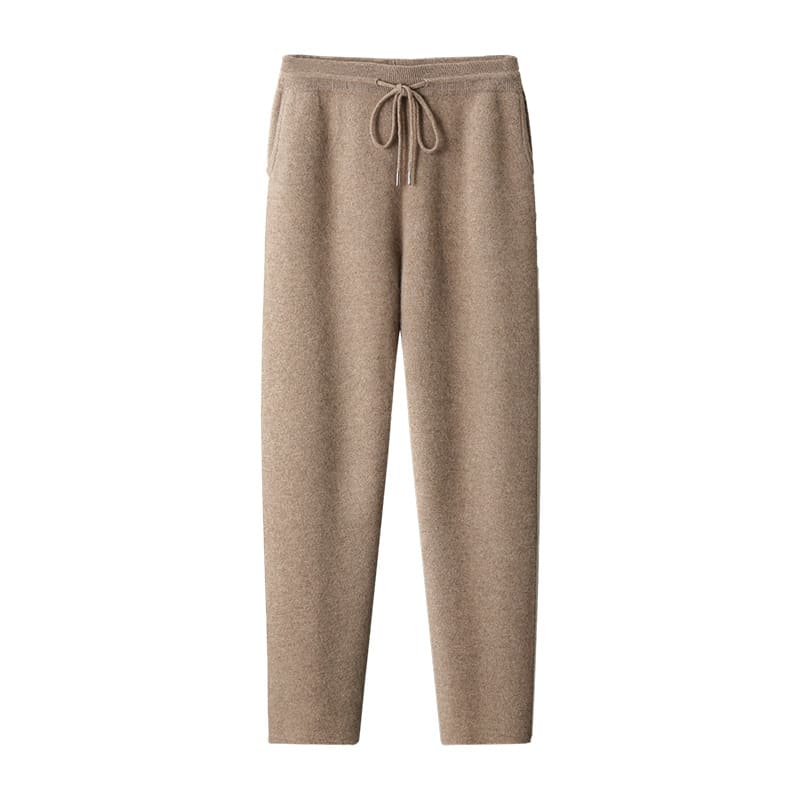 Thickened Assorted Colors Cashmere Men's Casual Loose Knitted Casual Pants view 2