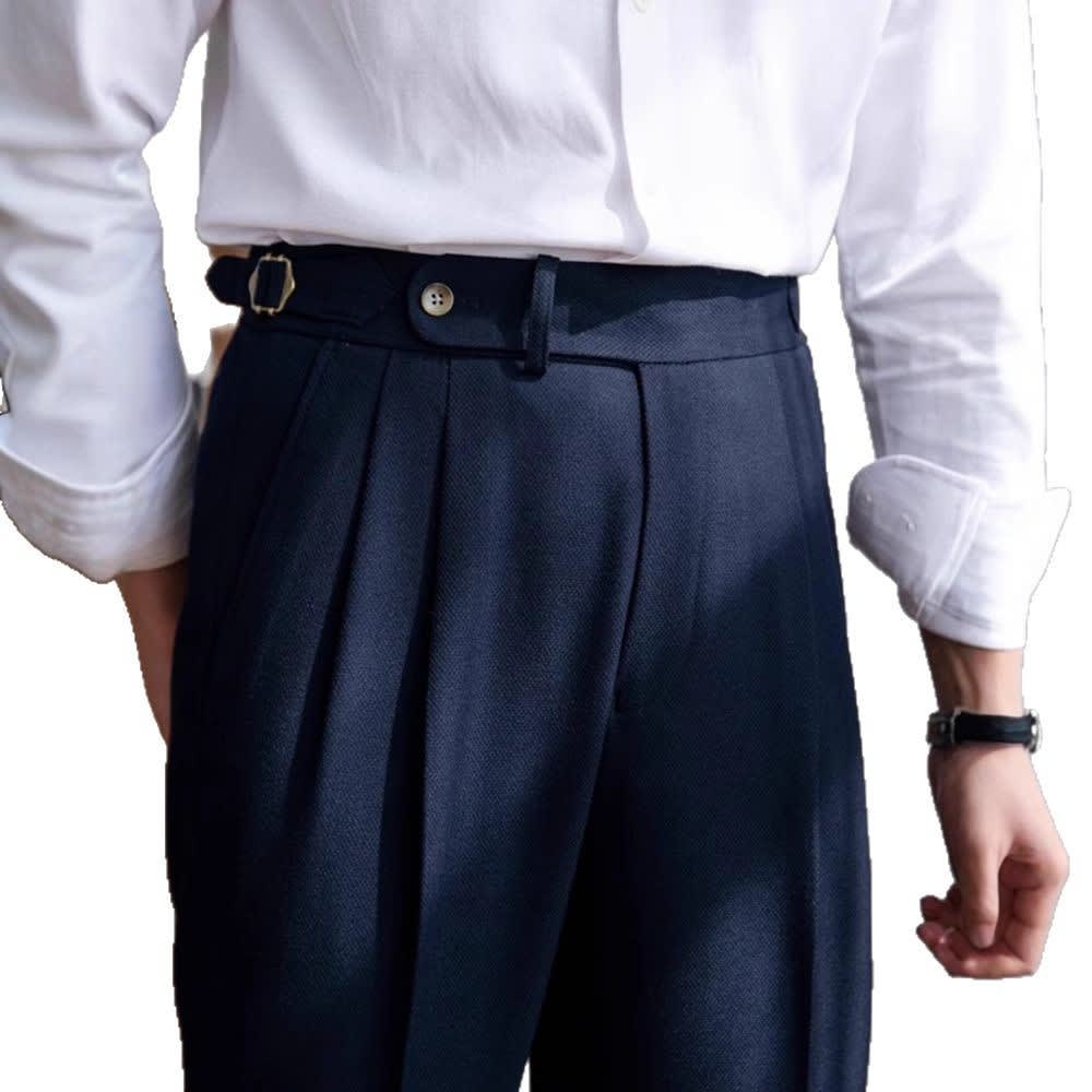 British Men Business Casual Pants view 5
