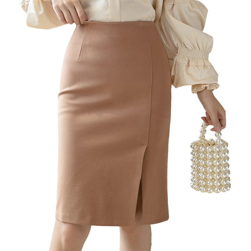 Versatile Stretch High Waist Sexy Slimming Hip Skirt view 2