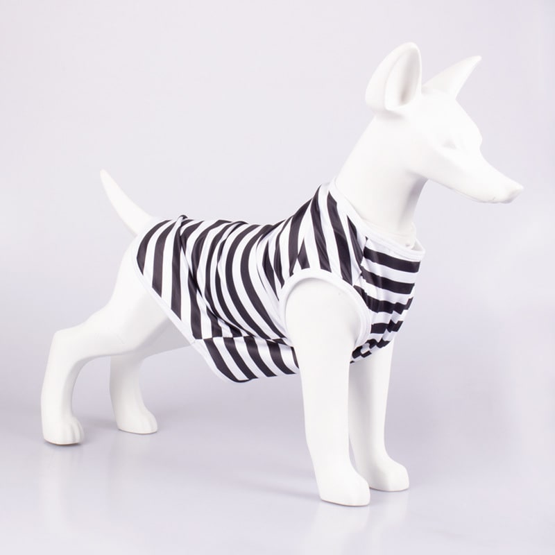 Pet Vest Comfortable Breathable Stripes Vest Dog Clothes view 3