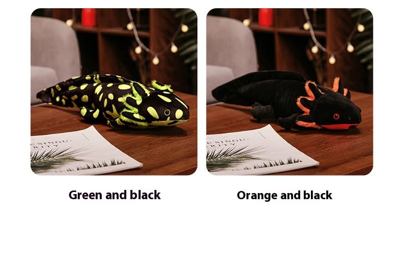 Cute Spotted Hexagonal Dragon Plush Salamander Doll Dinosaur Doll view 4