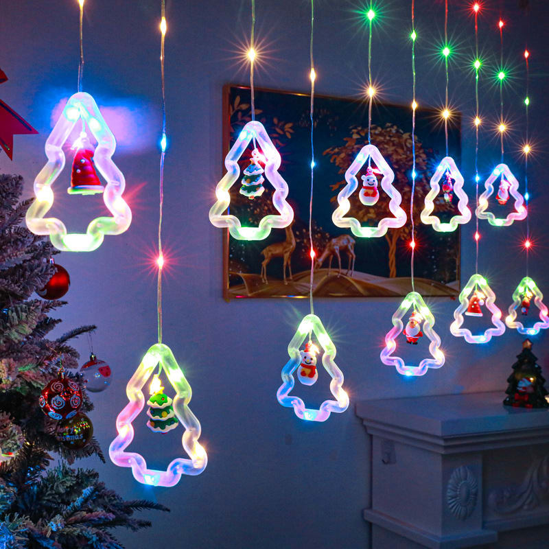 Christmas Curtain Lighting Chain Decoration view 7