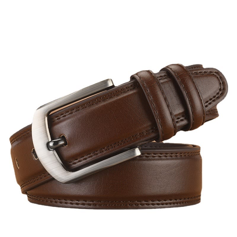 Men's Pin Buckle Cowhide Belt Business Fashion And Leisure view 5