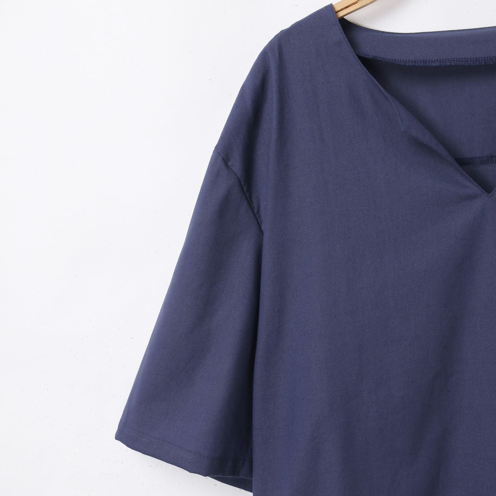 Men's Solid Color Short Sleeve Youth Popularity Casual view 2