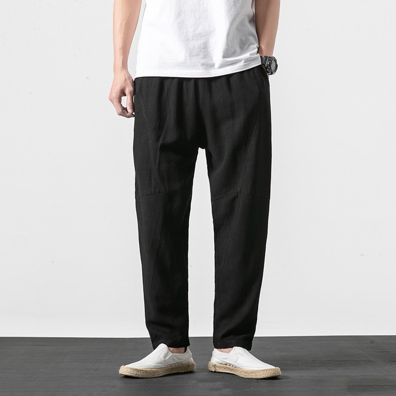 Men's Loose Fashion Polyester Harem Pants view 7