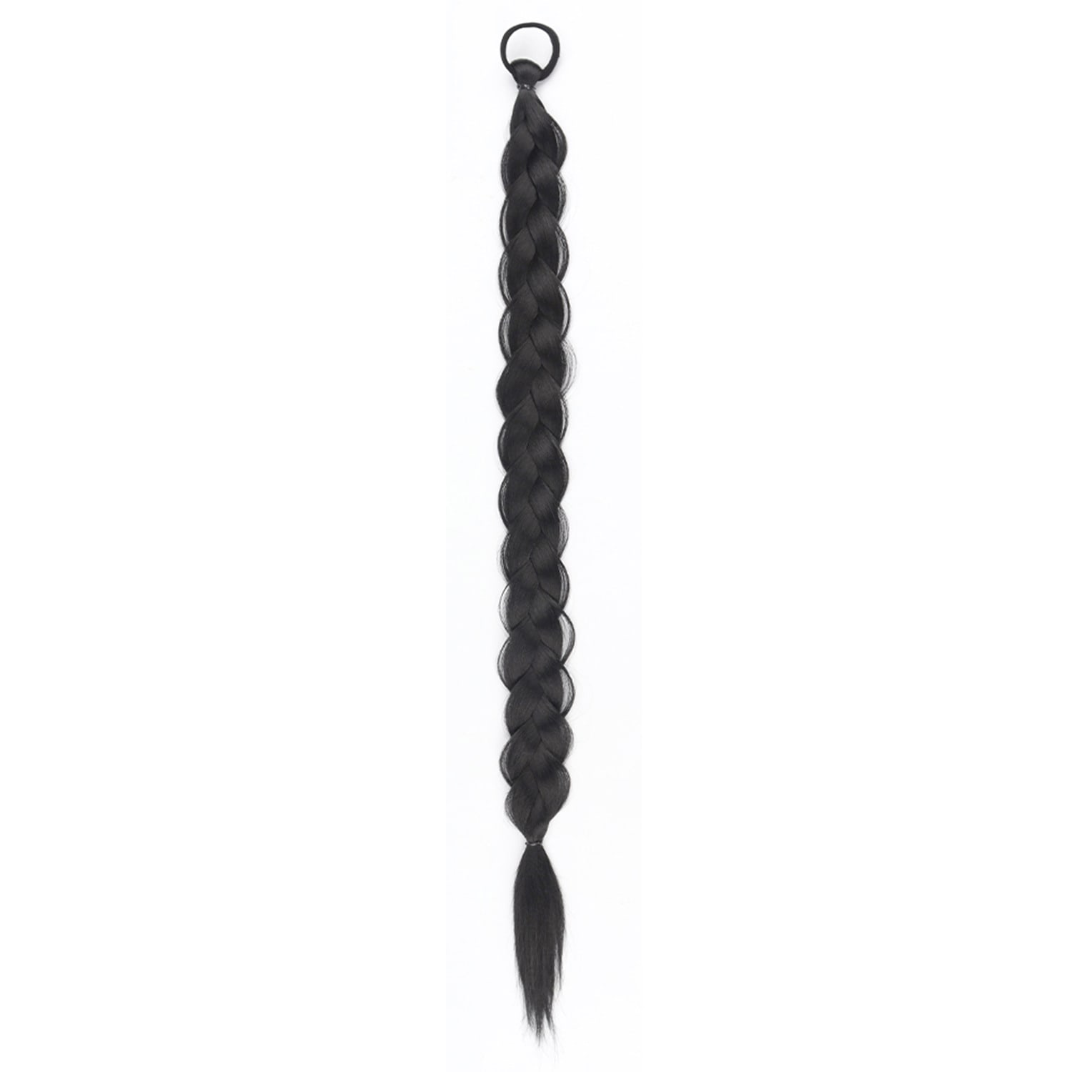 24-inch Women's Braid Hair Ring Horse Tail Strip Rubber Band Horse Tail view 16