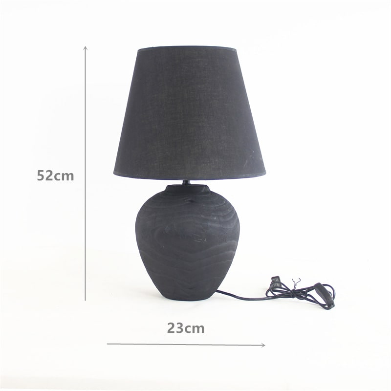 Handmade Wooden Silent Style Table Lamp Home Homestay Hotel Atmosphere Decoration Craft Ornaments view 2