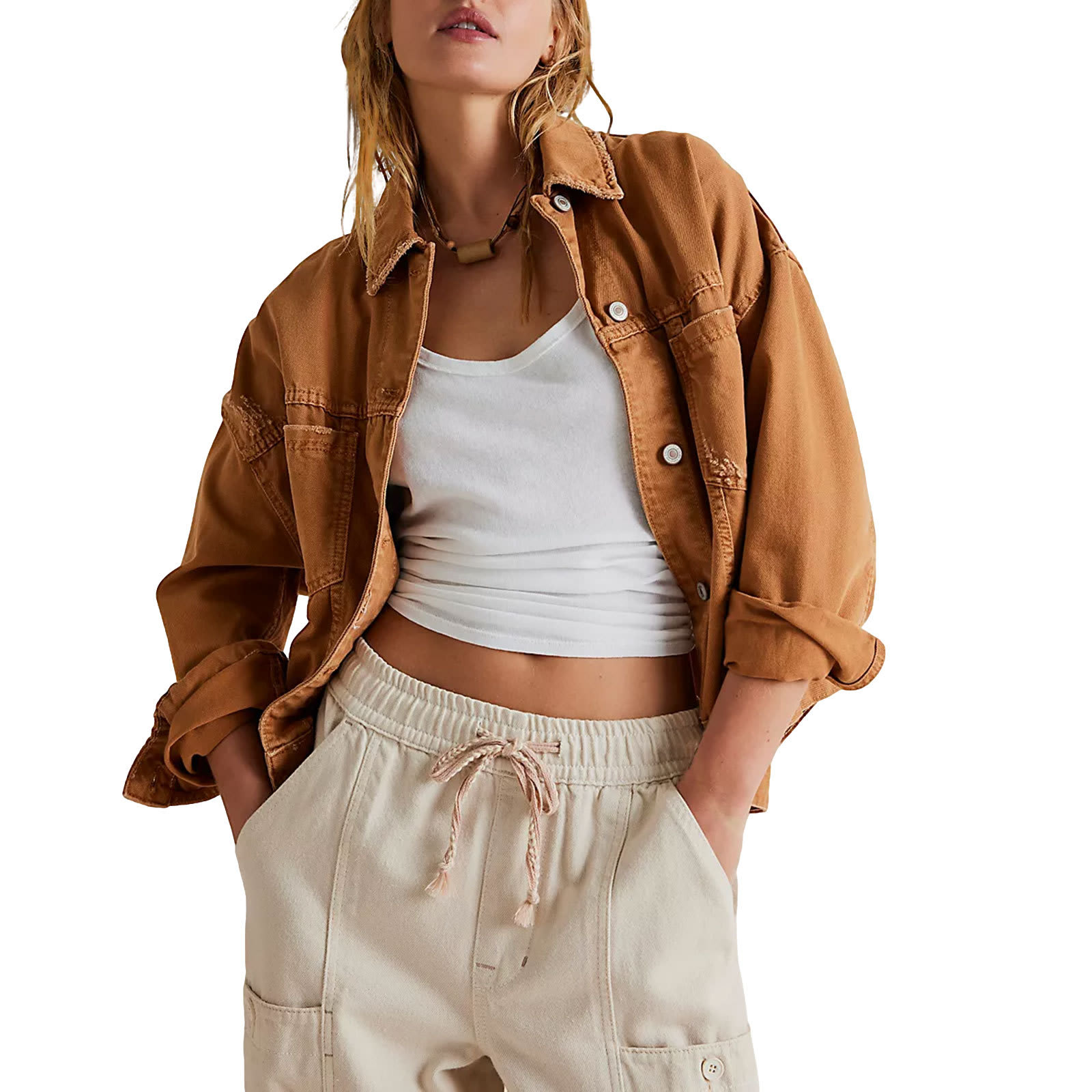 European And American Loose Fashion Denim Jacket Women view 5