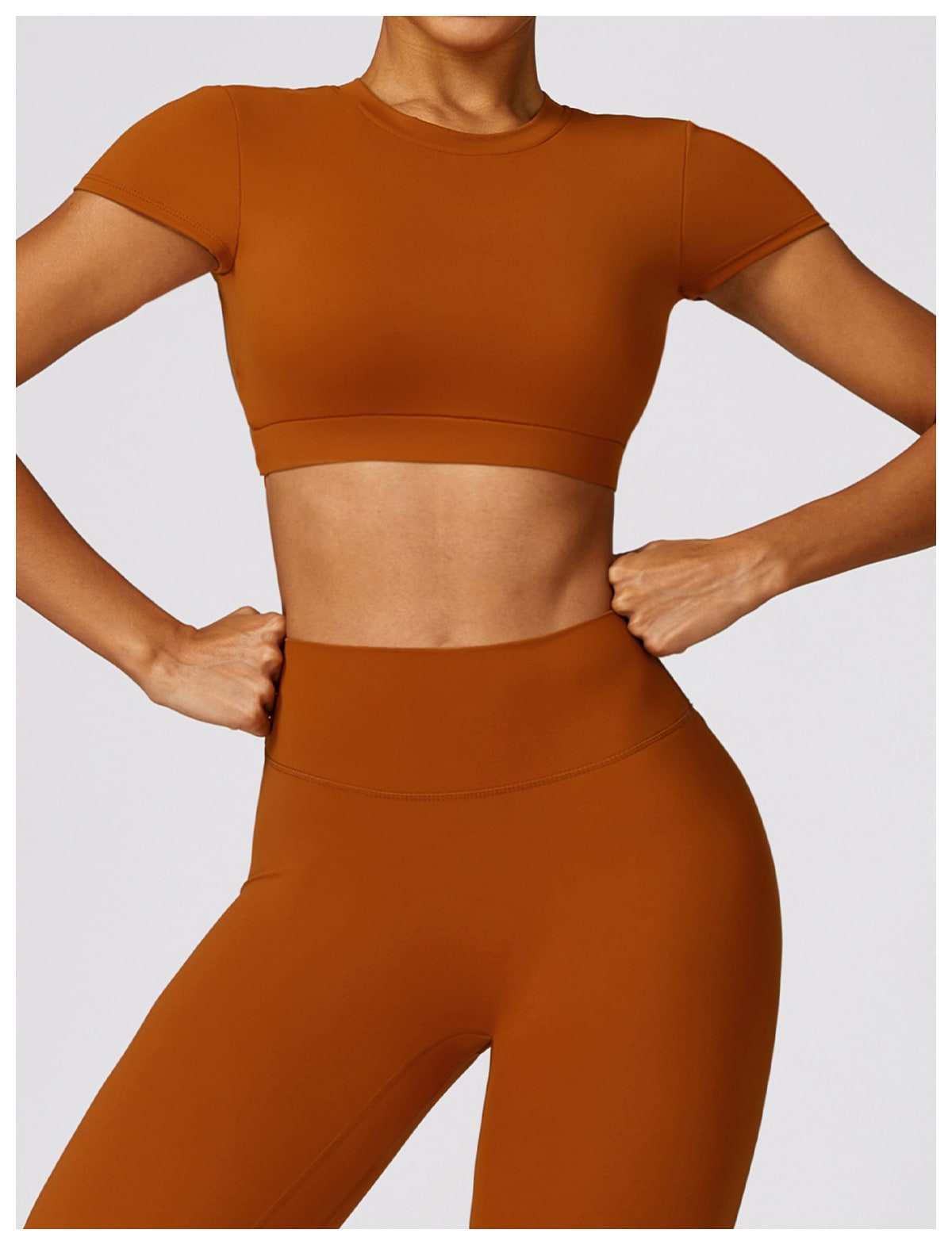Women's Brushed Back Skinny Running Sports Outerwear Quick-drying Workout Clothes Suit view 23