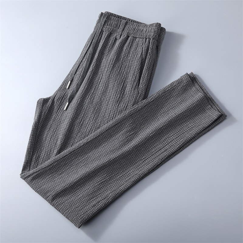 Stretch Waffle Ice Silk Ice Silk Casual Pants view 7