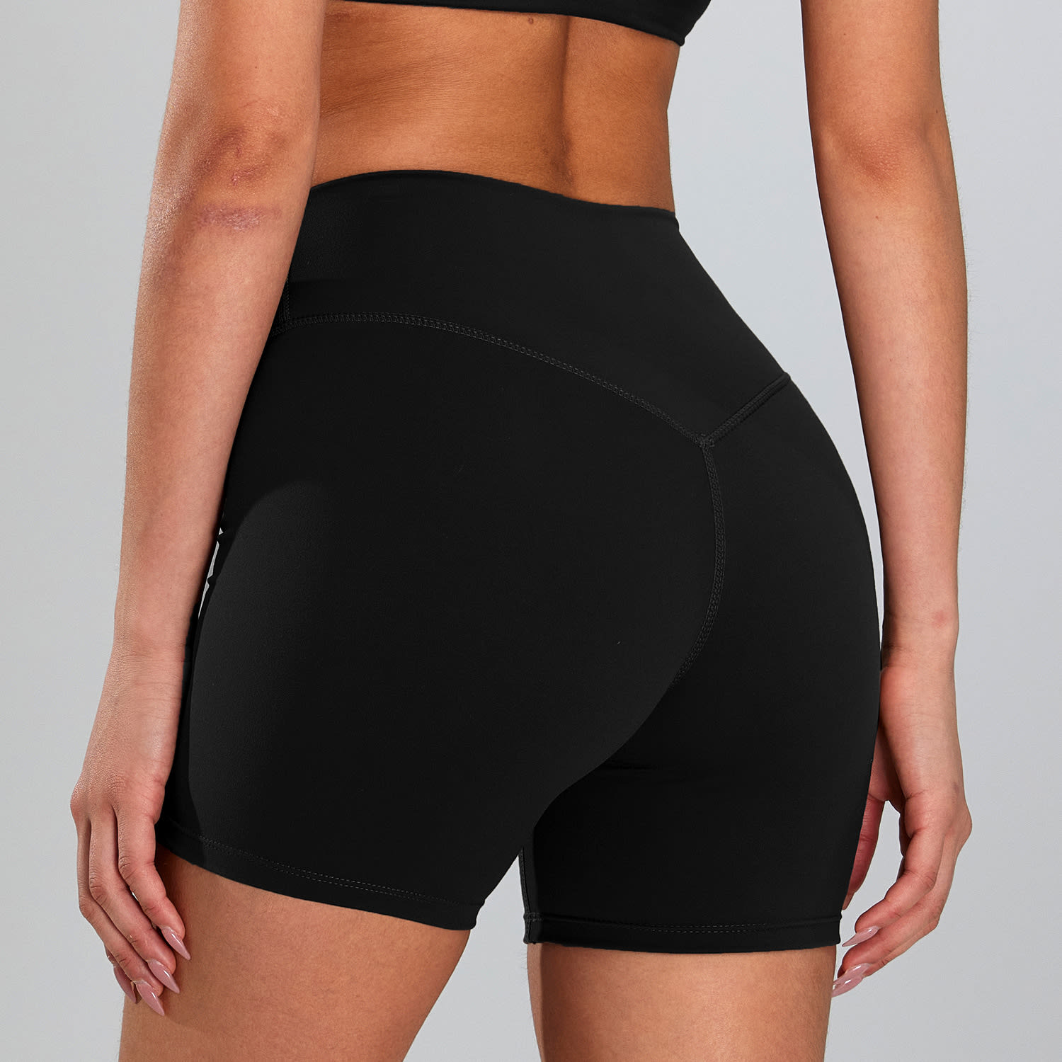 Nude Feel Quick-drying Breathable Yoga Shorts Belly Contracting Fitness Pants view 4