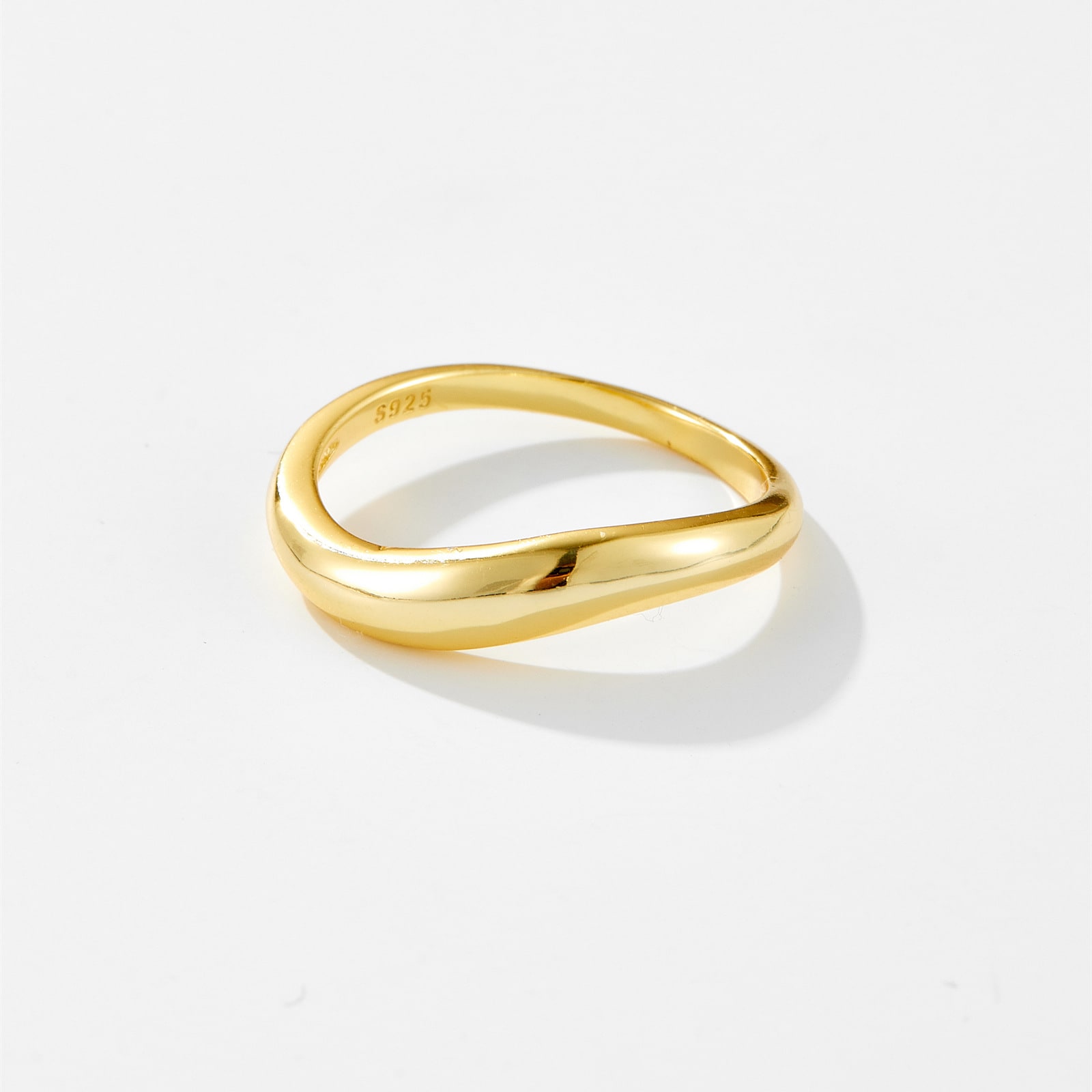Graceful European And American Niche S925 Silver Ring Female view 9