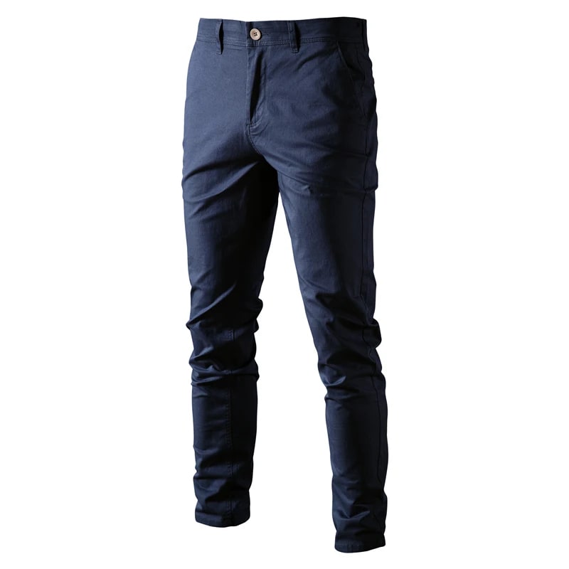 Men's Breathable Business Thickened Cotton Casual Pants view 9