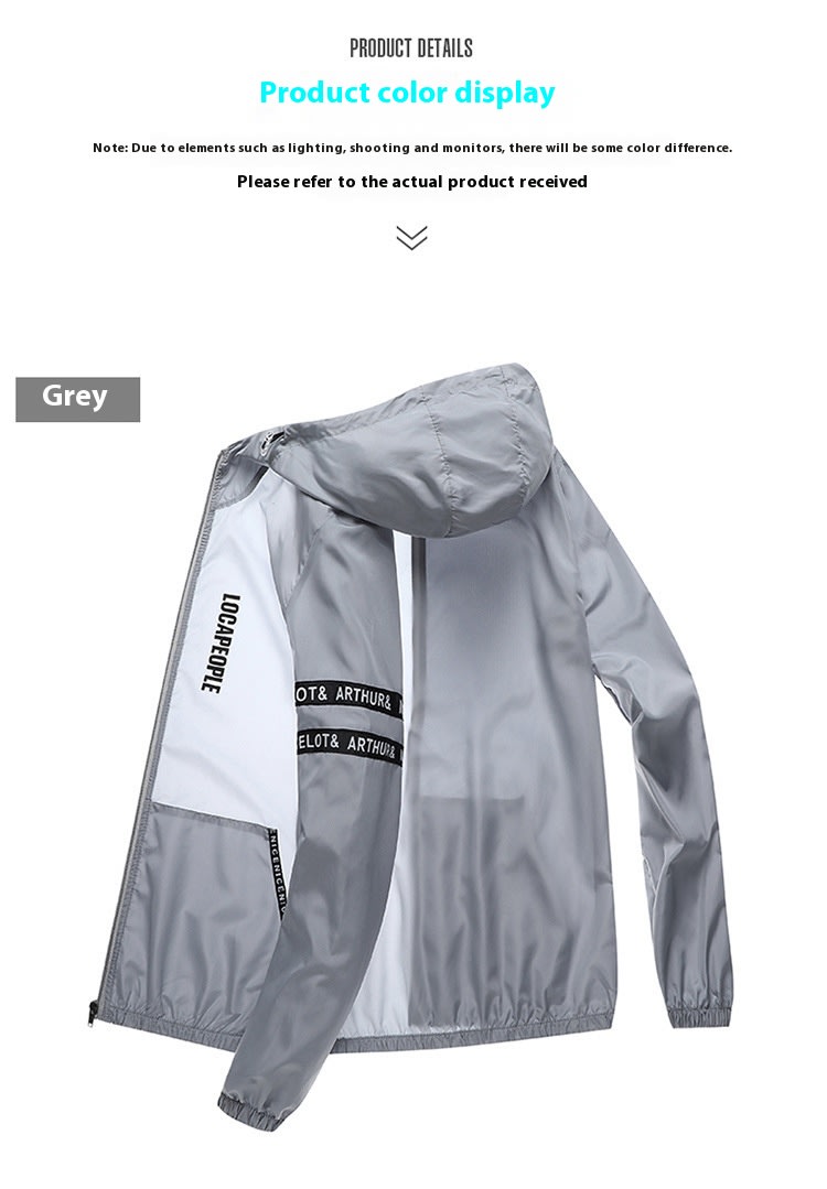 Lightweight Breathable Sun Protection Clothing Men's Jacket view 11