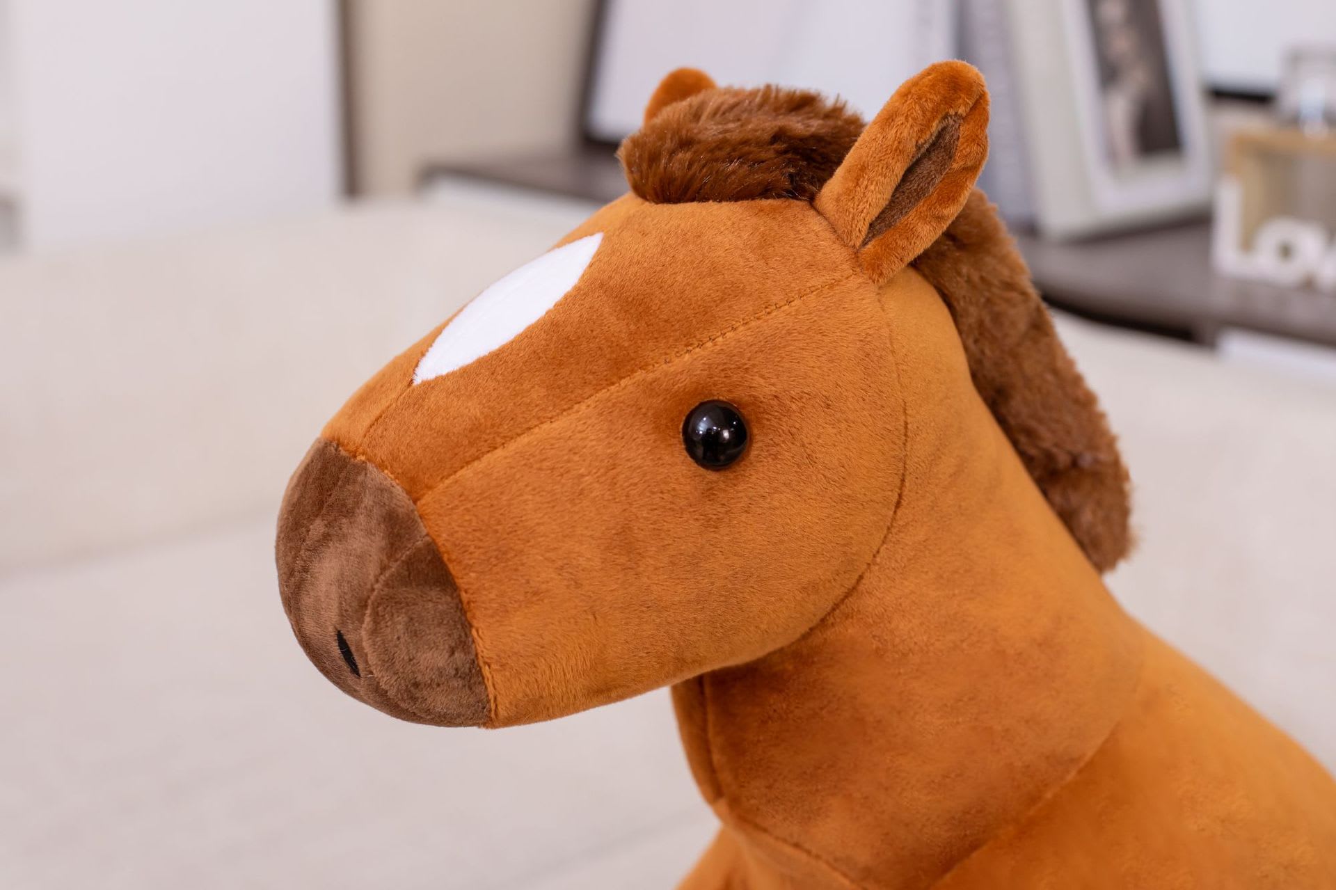 Sitting Horse Hair Plush Toy Creative Doll Pillow view 19