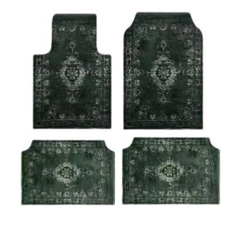 Bohemian Style Foot Mat Household Stain-resistant Non-slip Four-piece Set view 3