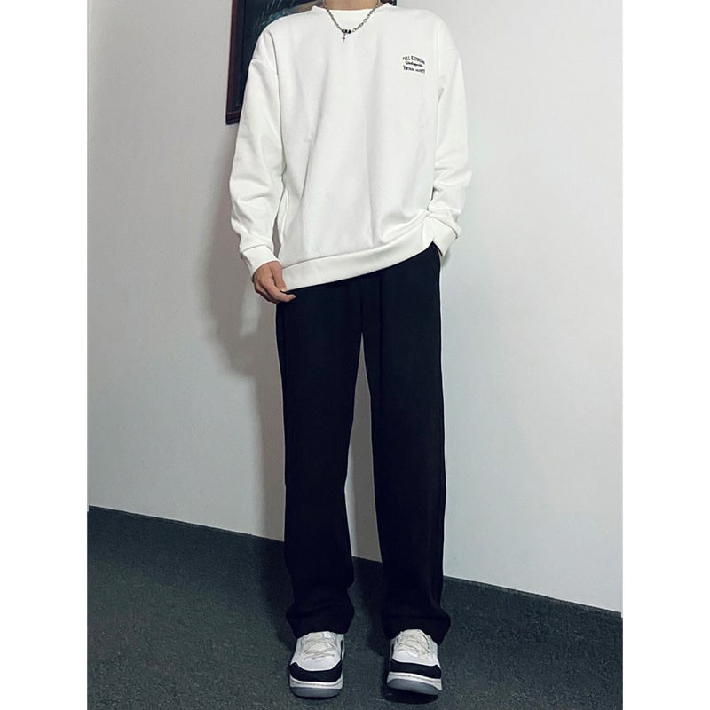 Simple All-matching Straight Sports Pants Men view 5