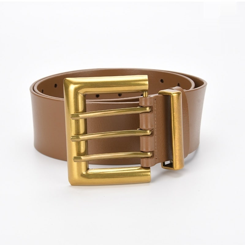 Three Button Waist Belt With Personalized Decorative Needle Buckle view 15