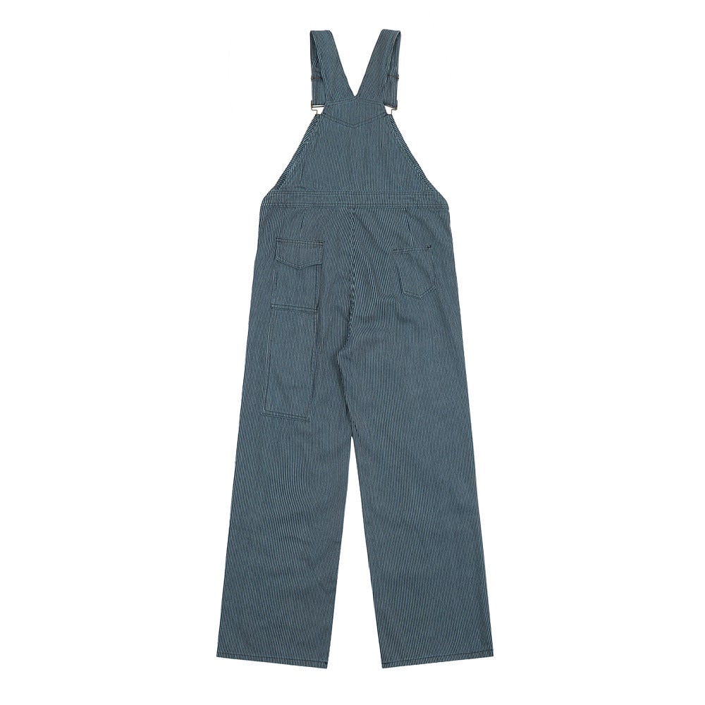 Vertical Stripes Working Bib Top Pants Men view 9