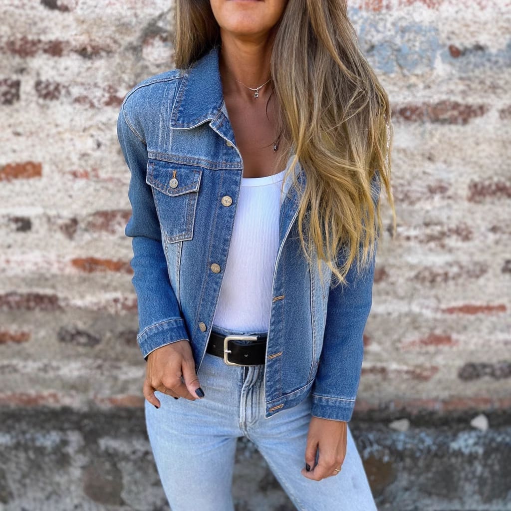 European And American Spring And Summer New Denim Jacket Coat Top Clothes view 5