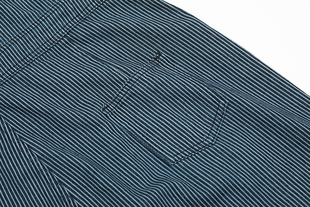 Vertical Stripes Working Bib Top Pants Men view 3