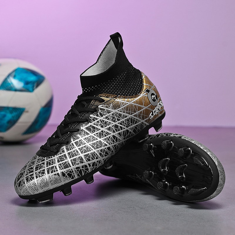 Soccer Shoes Long And Short Spikes Adult Student Race Shoes Training view 10