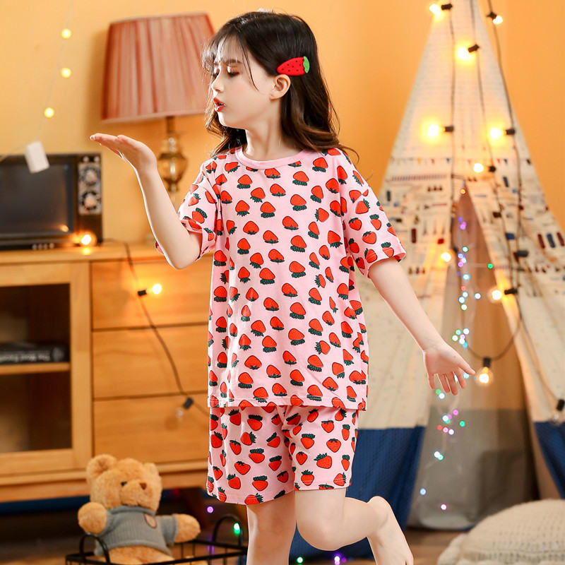 Children's Summer Short-sleeved Suit Homewear view 6