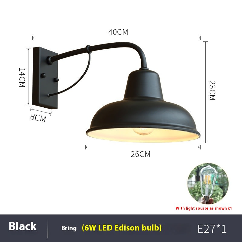 Retro LED Outdoor Wall Lamp view 10