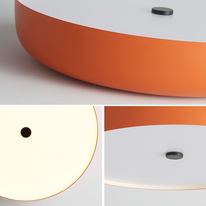 Italian Round Modern Minimalist Bedroom Ceiling Lamp view 7