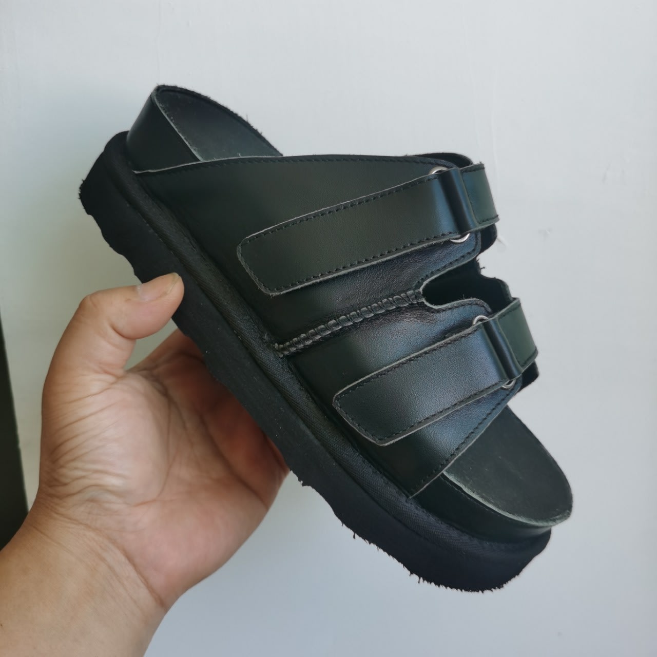 Thick Bottom Velcro Buckle Platform Shoes view 2