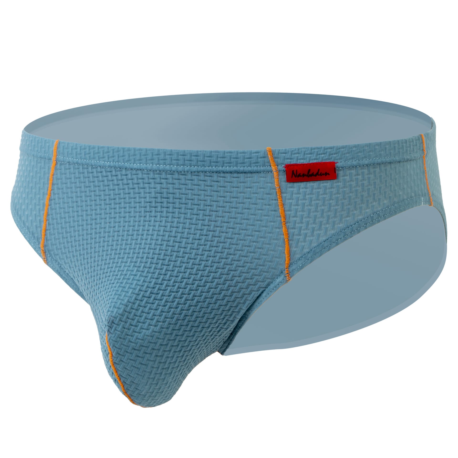 Men's Low Waist Plaid Hip Lifting Briefs view 19