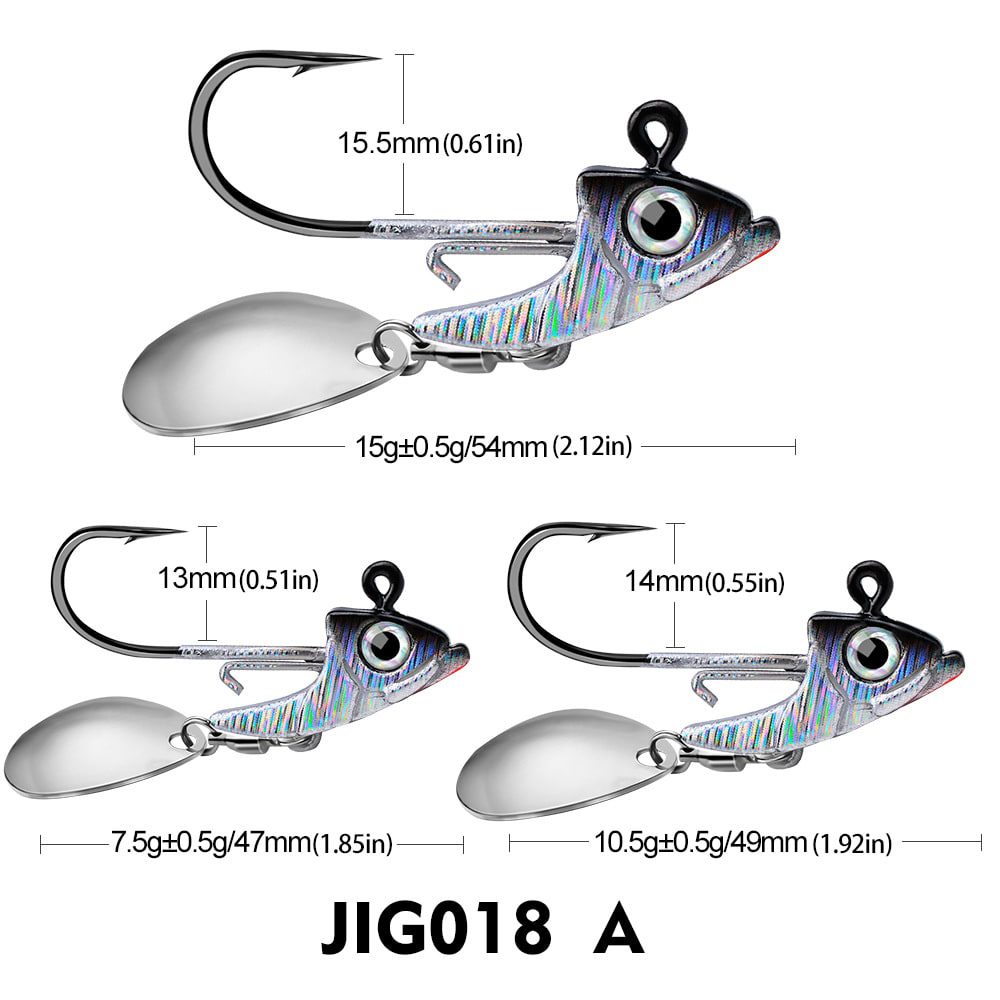 Jig Hook Soft Fish Counterweight Avoid Hanging Bottom Fishing Accessories view 7