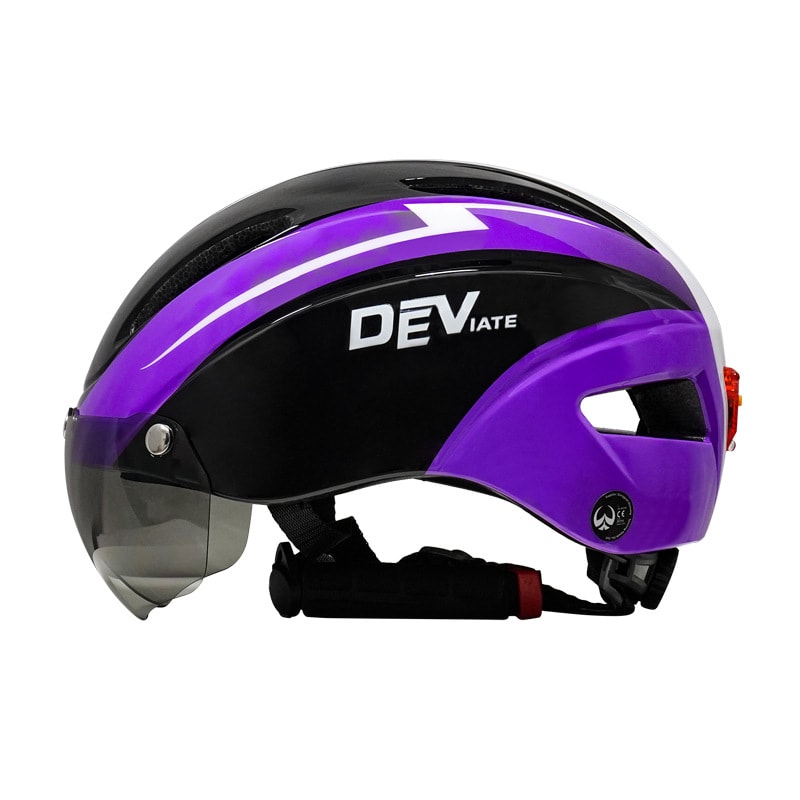 Bicycle Helmet Riding Helmet Sports Helmet Goggles Riding Helmet Restraint Taillight view 12