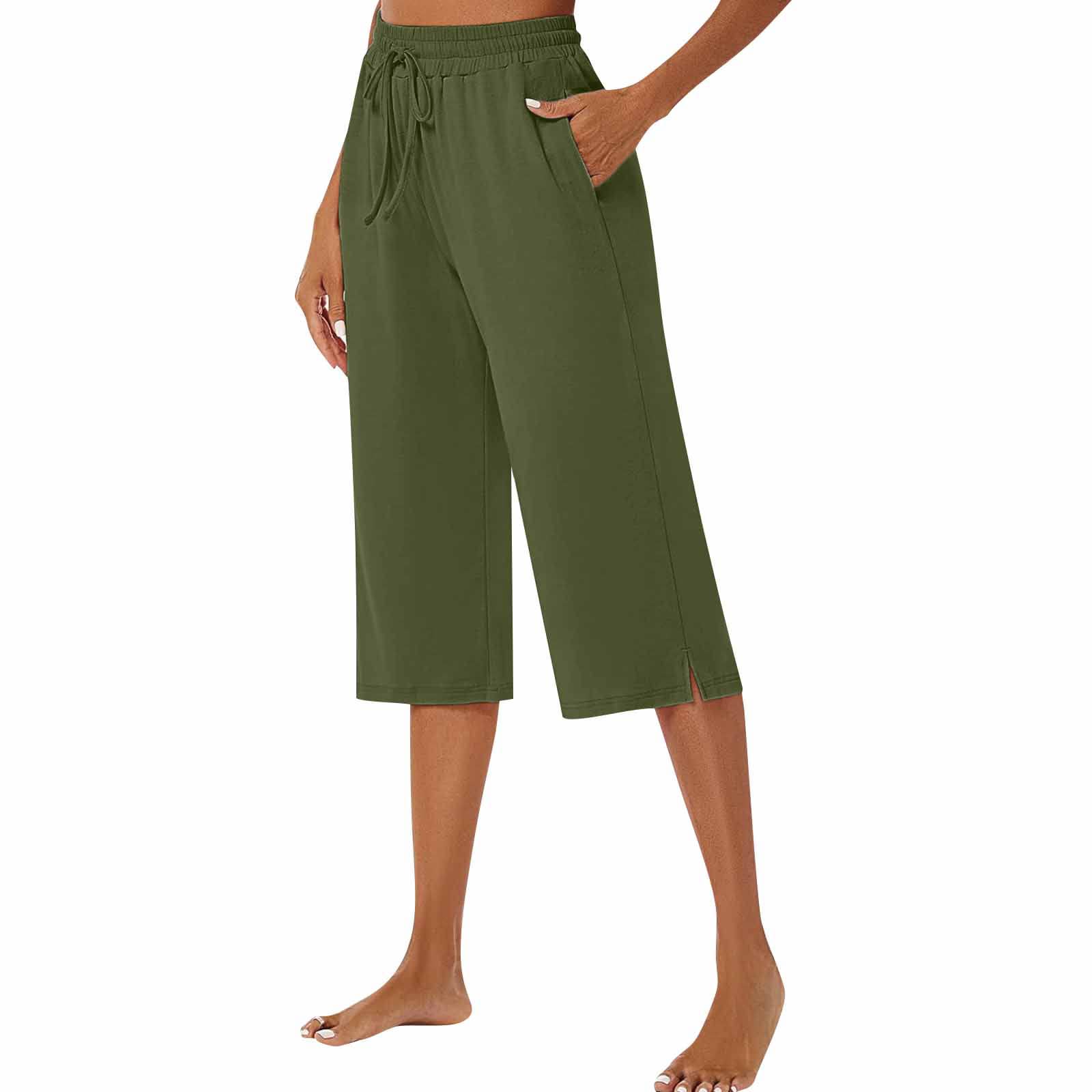 European American Polyester Wide-leg Pants Women's Casual Pants Artistic Retro Drape Slim Shorts view 2