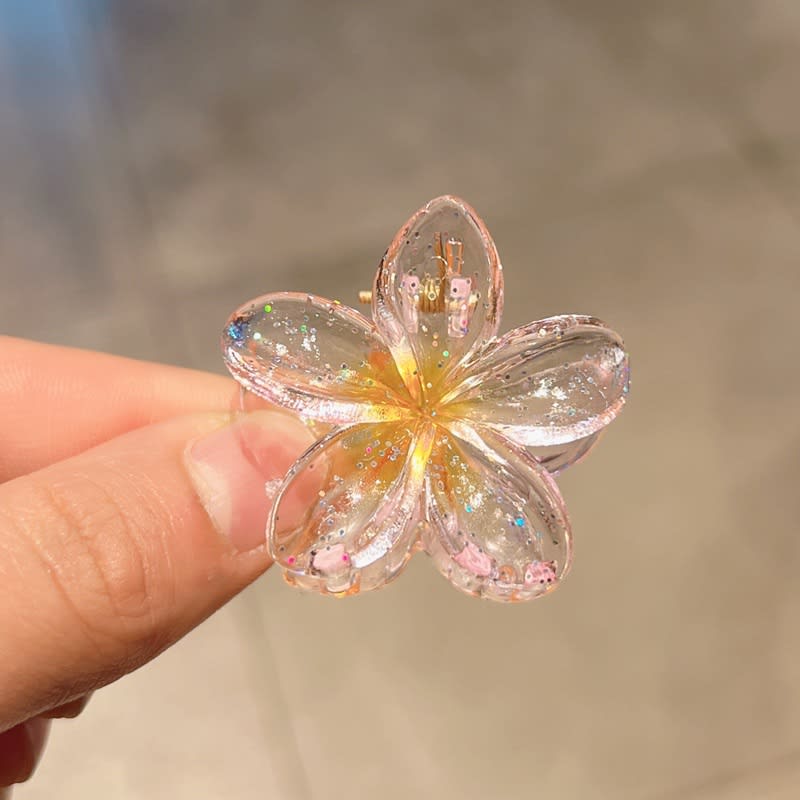 High Sense Plumeria Rubra Seaside Holiday Barrettes view 25
