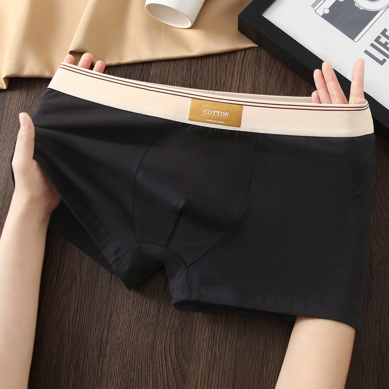Men's Cotton Antibacterial Boxers Breathable Underwear view 9