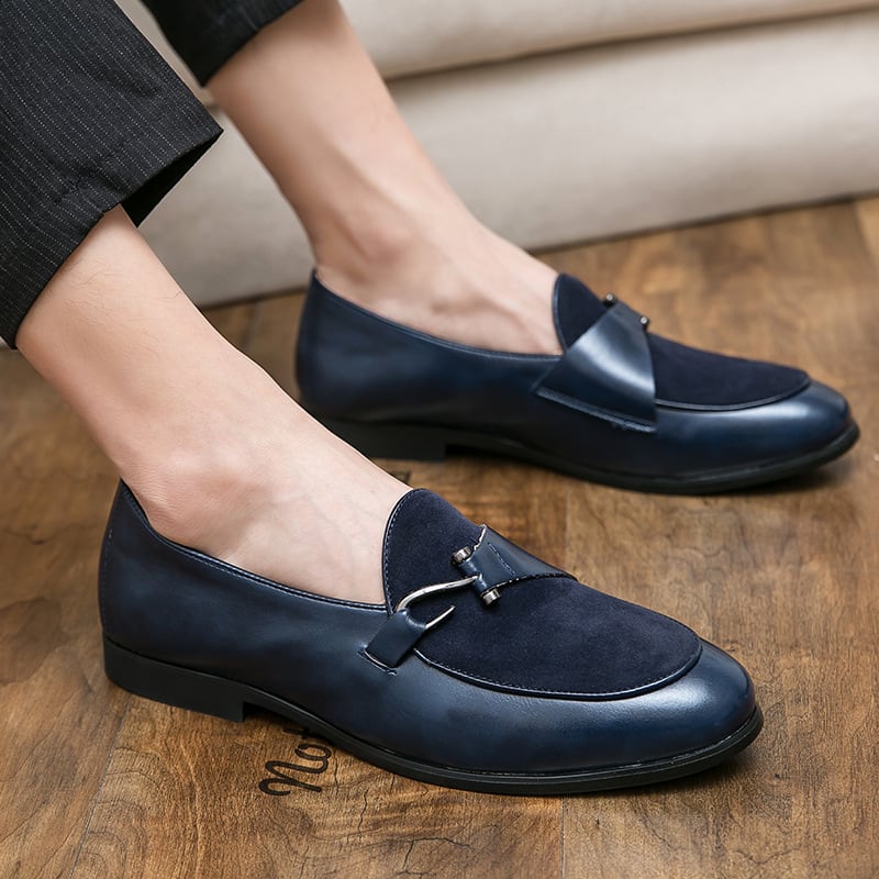 Men's Fashion British Style Casual Leather Shoes view 8