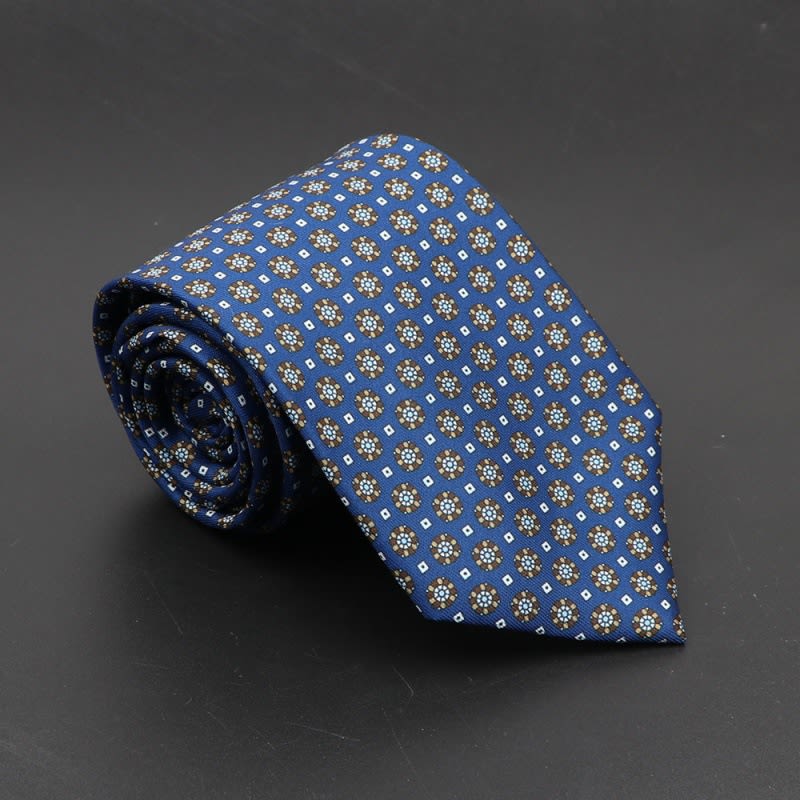 Super Soft Bohemian Silk Ties Men's Fashion 75mm Necktie view 39