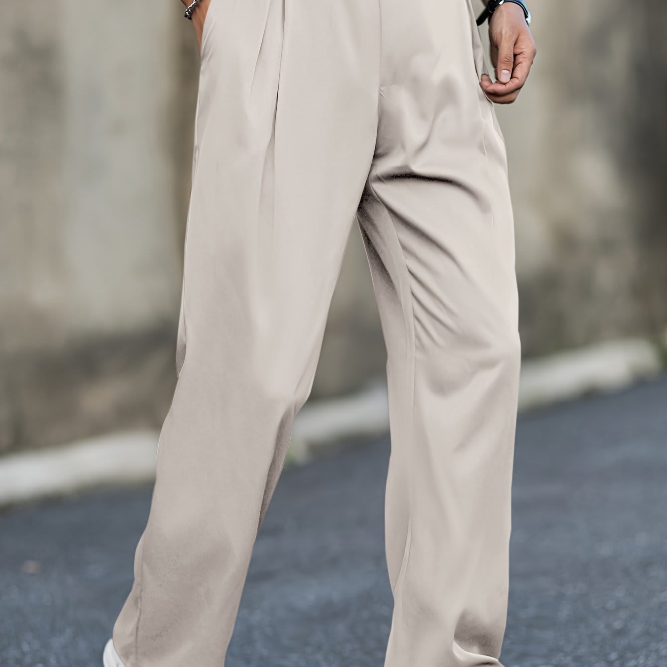 Men's Trousers  Loose Casual Wide Waist view 7